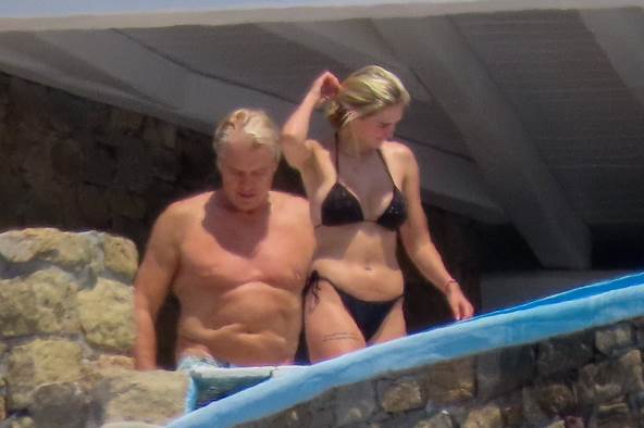 Dolf Langren uživa na odmoru.