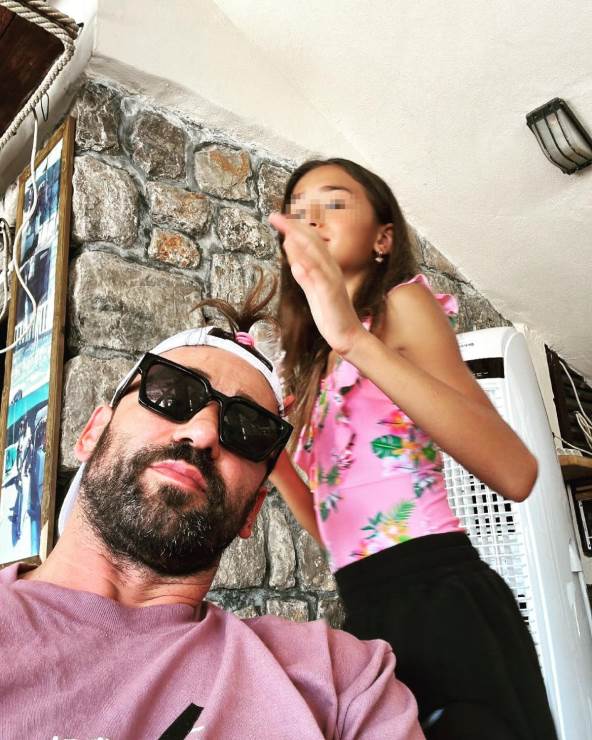 Marko Jarić sa čerkom Sijenom.