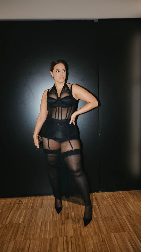 Ešli Grejam na Dolce&Gabbana reviji.