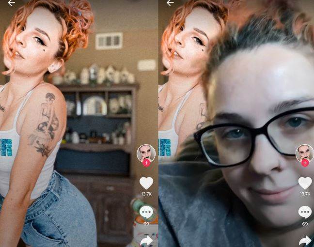 izgled bez sminke tik tok