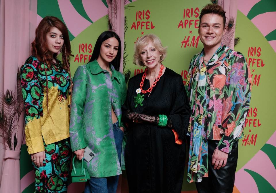 H&M kolekcija Iris Apfel