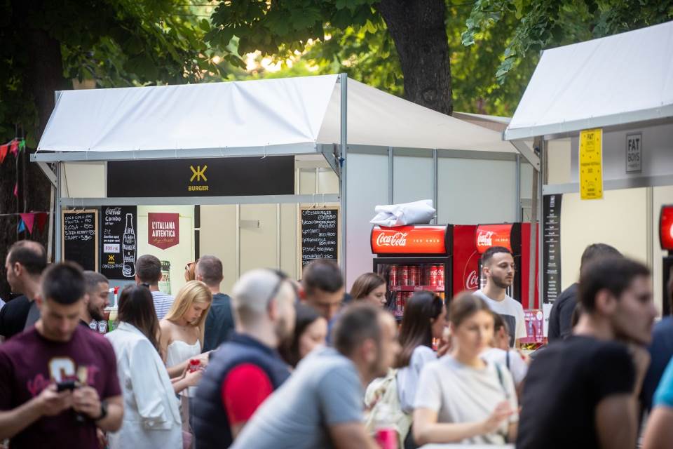 Burger festival na Kalemegdanu.