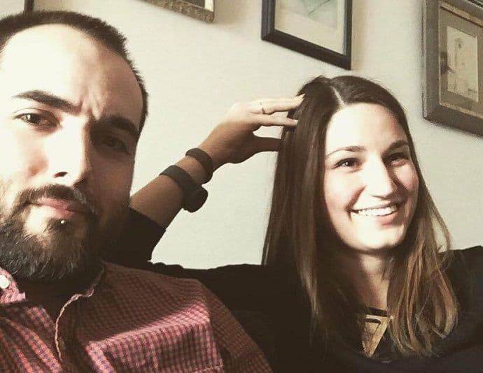 Asja Laušević sa Nikolom Boškovićem.